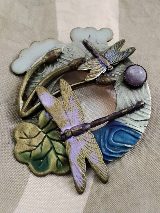 Silver Forest Jewelry - Silver Forest Dragonfly Brooch/ Pin